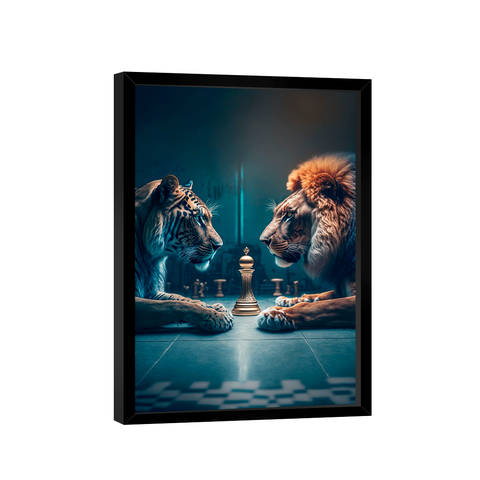 Quadro Lion x Tiger -- BR ARTES
