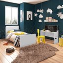 Ver imagem 2 de Cama Infantil com Escorregador e Lousa Multifuncional Pura Magia