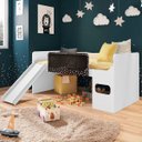 Ver imagem 1 de Cama Infantil com Escorregador e Lousa Multifuncional Pura Magia