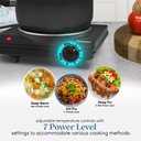 Ver imagem 3 de Elite Gourmet Chapa Elétrica de Ferro Fundido 1000w com Controle de Temperatura (preto)