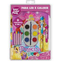 Livro Disney Super Color Pack Registro Inmetro - Princesas - 1