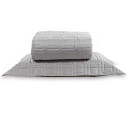 Colcha Solteiro King 300 Fios Constantine - Marken Fassi Cinza - 2