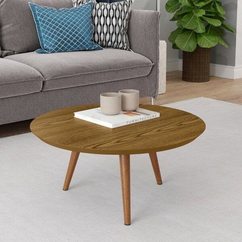 Mesa de Centro Patrimar Luna 680 com Rodízios