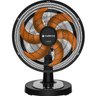 Ventilador Cadence Turbo Conforto Vtr478 Preto/Laranja - 127V - 1
