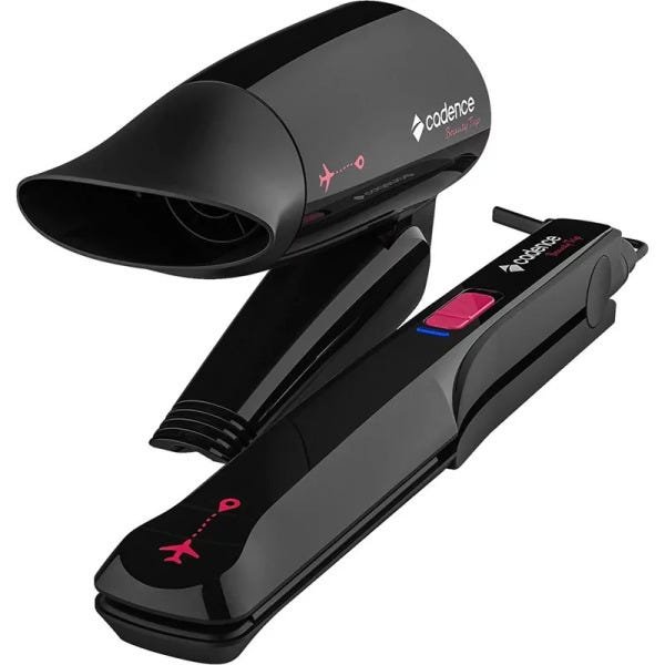 Kit Secador e Prancha Cadence KIT570 Preto - Bivolt é boa?
