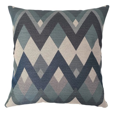 Almofada Decorativa 40x40cm Jacquard Cartagena Azul