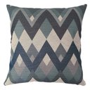 Ver imagem 1 de Almofada Decorativa 40x40cm Jacquard Cartagena Azul