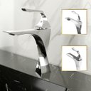 Ver imagem 1 de Torneira de Banheiro Lavabo Luxo Paris Monocomando 100% Metal Premium Cromada