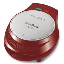 Omeleteira Mondial Pratic Omelet 1000W OM-03 Vermelha - 220V - 1 Omeleteira Mondial Pratic Omelet 1000W OM-03 Vermelha - 220V - 1