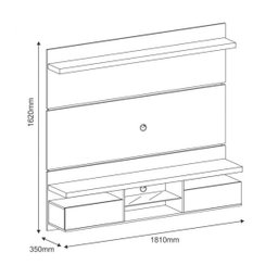 Home Suspenso para Tv de até 55 Livin 1.8 HB Móveis - 3