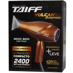 Secador Taiff Vulcan Kompress 2400W Bronze - 220V - 3