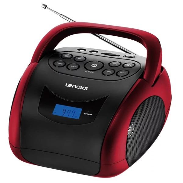 Rádio Lenoxx Boombox BD150 4W Bluetooth- Bivolt - 1