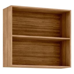 Armário Aéreo Viv Aluminum 2 Portas Basculantes 80 Cm Freijó Vanilla - Kits Paraná - 2 Armário Aéreo Viv Aluminum 2 Portas Basculantes 80 Cm Freijó Vanilla - Kits Paraná - 2