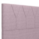 Ver imagem 5 de Cabeceira Cama Box Casal Queen 160cm Aura Suede W01 Rosê - Mpozenato