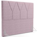 Ver imagem 1 de Cabeceira Cama Box Casal Queen 160cm Aura Suede W01 Rosê - Mpozenato