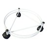 Suporte para Botijão ou Vaso com 3 Rodinhas Reforçado Branco 45kg - Nv500p - 5