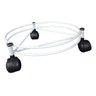 Suporte para Botijão ou Vaso com 3 Rodinhas Reforçado Branco 45kg - Nv500p - 4
