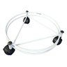 Suporte para Botijão ou Vaso com 3 Rodinhas Reforçado Branco 45kg - Nv500p - 6