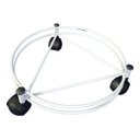Ver imagem 6 de Suporte para Botijão ou Vaso com 3 Rodinhas Reforçado Branco 45kg - Nv500p