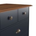 Ver imagem 4 de Cômoda 5 Gavetas Azul