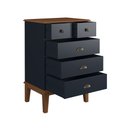 Ver imagem 3 de Cômoda 5 Gavetas Azul