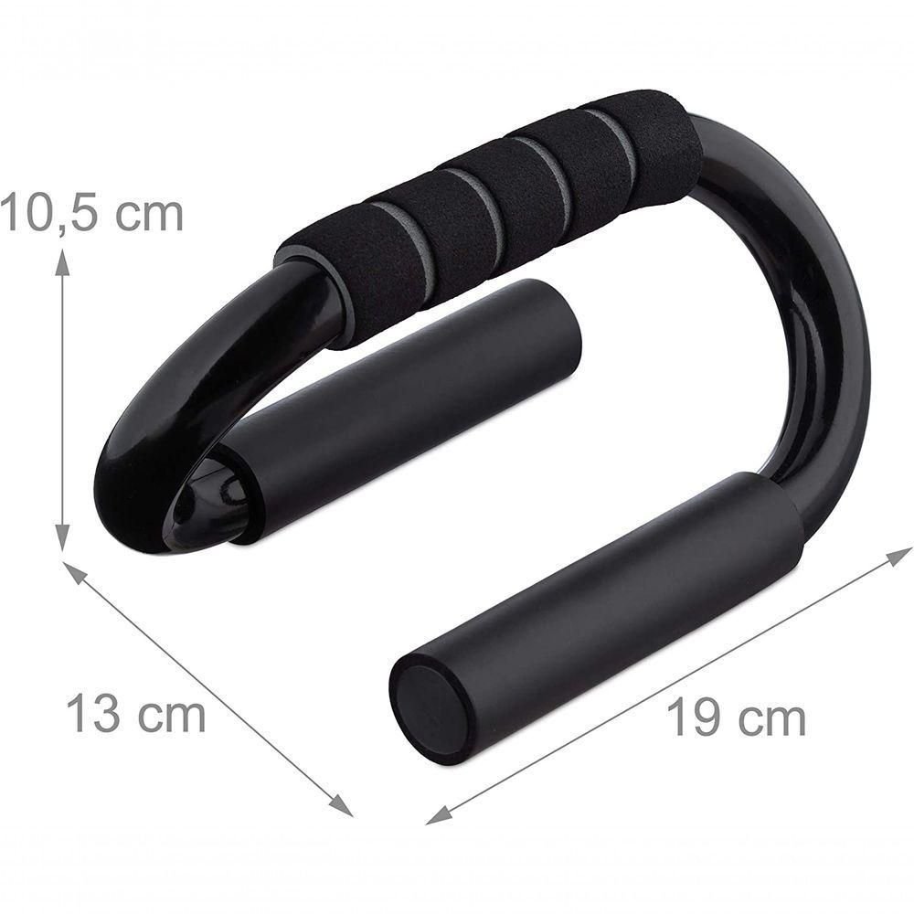 Apoio para Flexao de Bracos - Preto - 3