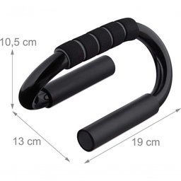 Apoio para Flexao de Bracos - Preto - 3