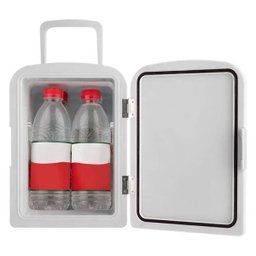 Mini Geladeira Multilaser Auto 6L Retrô Branca - Trivolt - 3 Mini Geladeira Multilaser Auto 6L Retrô Branca - Trivolt - 3