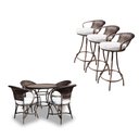 Ver imagem 1 de Conjunto Arcobalena Duna Cru + 3 Banquetas Duna Cru Giratórias para Área Jardim