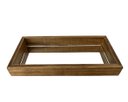 Ver imagem 1 de Bandeja Espelhada de Madeira Envernizada - Retangular para Lavabo / Bar / Sala