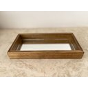 Ver imagem 3 de Bandeja Espelhada de Madeira Envernizada - Retangular para Lavabo / Bar / Sala