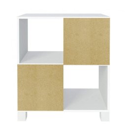 Balcão para Escritório 2 Portas 2 Nichos Kuad Artany - 9