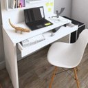 Ver imagem 5 de Escrivaninha com Painel 1 Prateleira 1 Nicho Artany