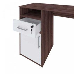 Escrivaninha 1 Porta 1 Gaveta com Chave 1 Nicho Artany - 10