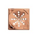 Ver imagem 1 de Ralo em Cobre Quadrado Banheiro Drenagem Chuveiro 15x15cm