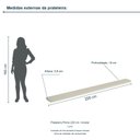 Ver imagem 3 de Prateleira Prime 220 cm Incolar Luna