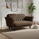 Ver imagem 2 de Namoradeira Decorativa Dália Bouclé Marrom