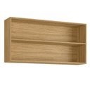 Ver imagem 3 de Armário 2 Basculante C/ Vidro 120 Cm Lapis Freijó Ripado Supremo