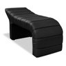Maca Estofada Luxo para Estética, Spa, Cílios, Sobrancelhas Courino Preto Bz Home Decor - 4