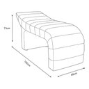 Ver imagem 5 de Maca Estofada Luxo para Estética, Spa, Cílios, Sobrancelhas Courino Preto Bz Home Decor