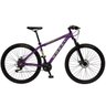 Bicicleta Esportiva Aro 29 Shimano 21 Marcha Suspensão Freio a Disco 531 Quadro 18 Alumínio Roxo/ - 1
