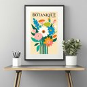 Ver imagem 1 de Quadro Buquê de Flores Botanic - 60x48cm:moldura Preta