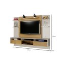 Ver imagem 2 de Home Suspenso Status para TVs de ate 60 Polegadas Valdemoveis Off White/Cinamomo