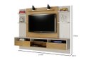 Ver imagem 2 de Home Suspenso Status para TVs de ate 60 Polegadas Valdemoveis Off White/Cinamomo