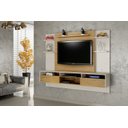 Ver imagem 3 de Home Suspenso Status para TVs de ate 60 Polegadas Valdemoveis Off White/Cinamomo
