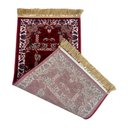 Ver imagem 4 de Tapete Persa Royal Vermelho 50x100cm Fio Acetinado - Decoração para Quarto e Sala