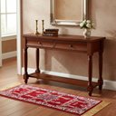 Ver imagem 2 de Tapete Persa Royal Vermelho 50x100cm Fio Acetinado - Decoração para Quarto e Sala