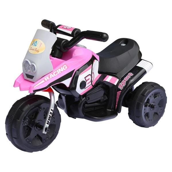 Mini Triciclo Elétrico G204 Infantil Rosa Bel Brink
