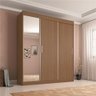 Guarda-Roupa Madri com 3 Portas, 3 Gavetas e Espelho Fama Móveis - 3