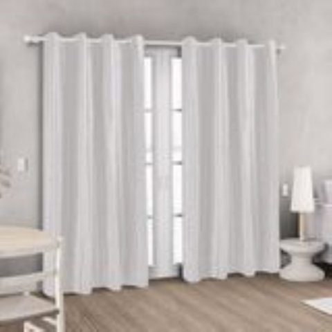 Cortina de Cetim para Sala Seven Têxtil Satiné 160 X 264 Cm Seven Textil Cetim Amassado